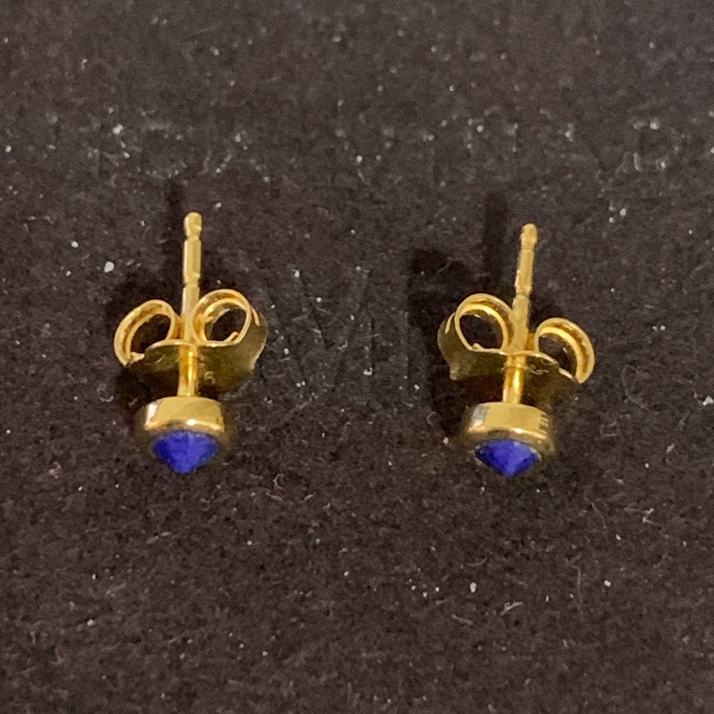 Monica Vinader Mini Gem Stud Earrings - Picture 2 of 10